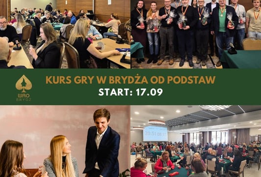 Kurs nauki gry w brydża od podstaw.