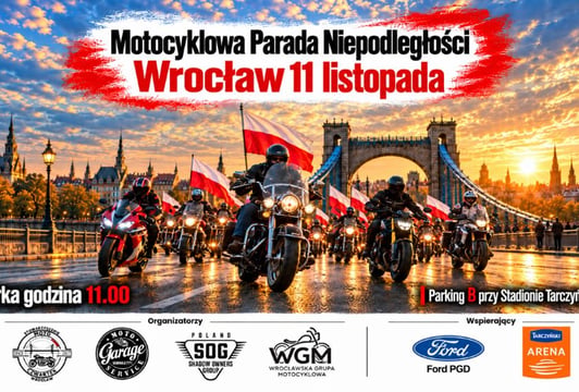 Motocyklowa Parada Niepodległości – Wrocław 2026