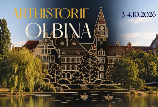 Grafika przedstawia stylizowane zdjęcie gmachu dawnej Szkoły Rzemiosł Budowlanych, obecnie Wydziałe Architektury PWr przy ul. Prusa.