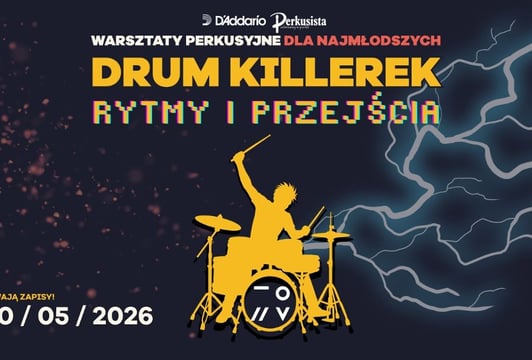 Drum Killerek: Warsztaty perkusyjne dla najmłodszych, rytmy i przejścia, szkoła muzyczna TONY, Wrocław