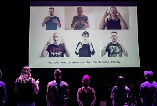 "Szpieg z Krainy Głuchych" - spektakl Edyty Kozub, Marka Śmietany i Lukasa Wojcickiego