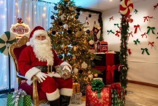 Święty Mikołaj na tronie na Rusałce