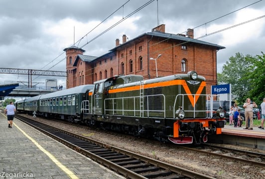 Skład historycznego pociągu