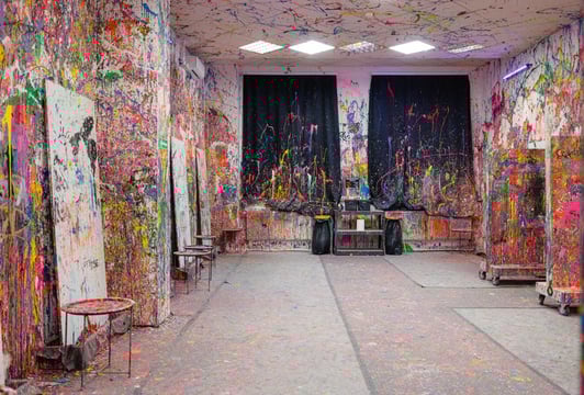 Ferie w Pigcasso - kratywne malowanie/chlapanie dla dzieci i dorosłych