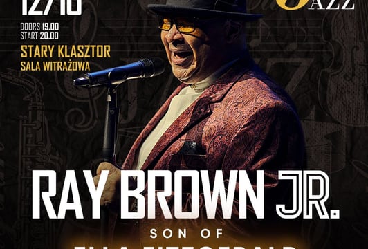 Legenhdarny Ray Brown jr po raz pierwszy w Polsce! We Wrocławiu wystąpi 12 października.