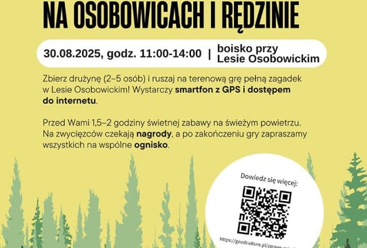 Plakat mobilnej gry terenowej