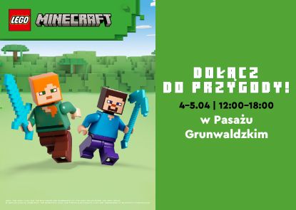 LEGO MINECRAFT W PASAŻU GRUNWALDZKIM