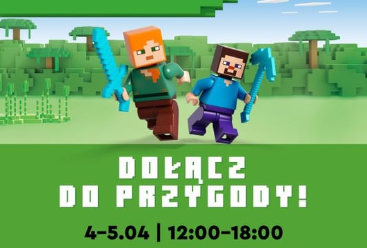 LEGO MINECRAFT W PASAŻU GRUNWALDZKIM