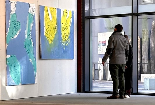 wystawa malarstwa MiASTO CiSZY do 31.01.2025 XY Anka Mierzejewska