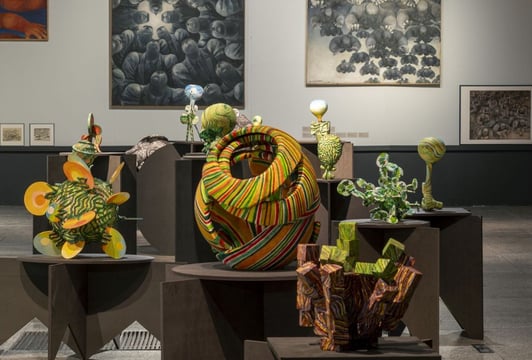 Oprowadzanie po wystawie "Wieloświat. Anna Szpakowska-Kujawska" z Małgorzatą Miśniakiewicz