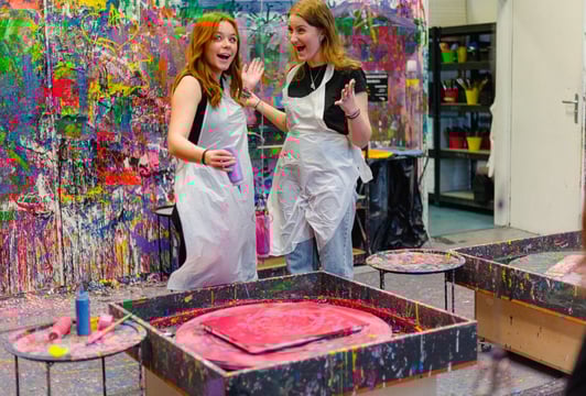 Sylwester w Pigcasso - kreatywne malowanie / chlapanie dla dzieci i dorosłych