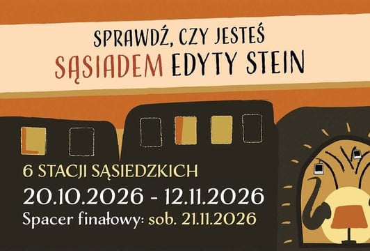 grafika Szlaku Sąsiadów nawiązująca do architektury Nadodrza i Ołbina i relacji sąsiedzkich