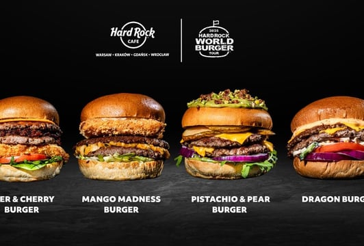 World Burger Tour w Hard Rock Cafe powraca – lokalne burgery z całego świata znów w menu!