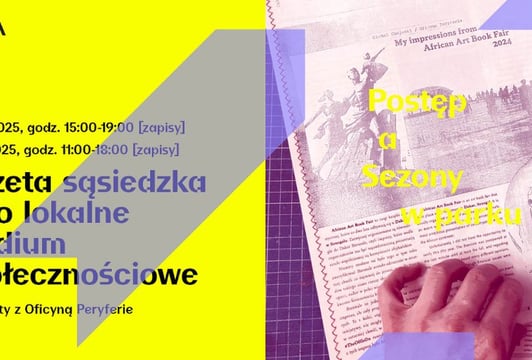 Gazeta sąsiedzka jako lokalne medium społcznościowe – warsztaty z Oficyną Peryferie