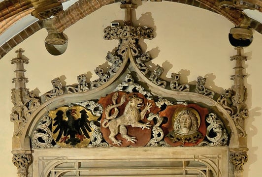 Herby Cesarstwa Rzymskiego, Królestwa Czech oraz Wrocławia