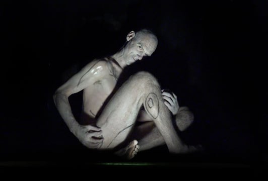 Butoh performance Krzysztof Jerzak Kokoro