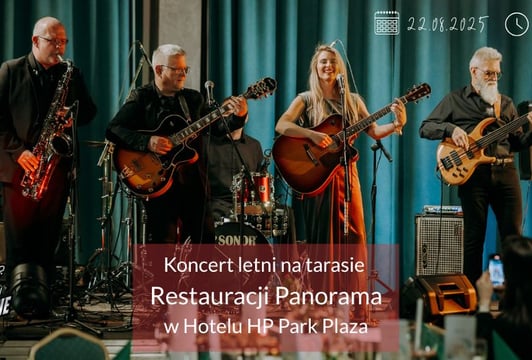 Koncert letni na tarasie Restauracji Panorama nad Odrą - premiera płyty zespołu Second Line