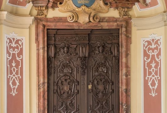 Wejście do Auli Leopoldyńskiej