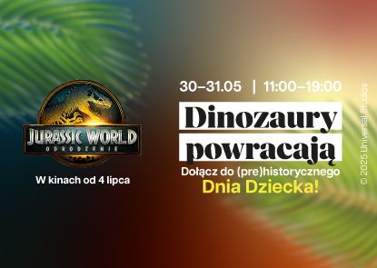 Dinozaury powracają czyli Dzien Dziecka w Pasażu Grunwaldzkim
