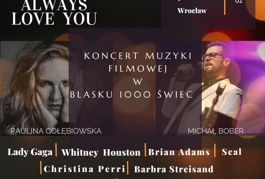 Koncert Muzyki Filmowe w Blasku 1000 Świec