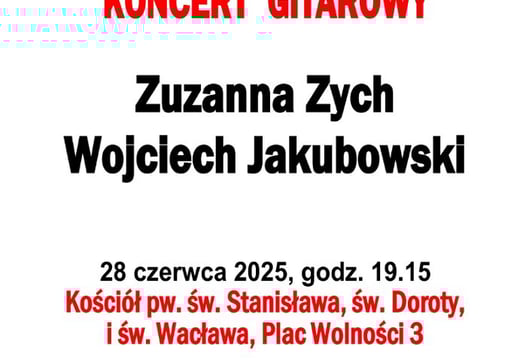 Duet gitarowy - Zuzanna Zych i Wojciech Jakubowski