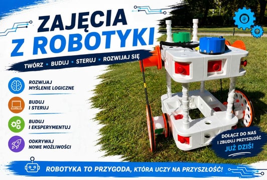 Prototypuss- ROBOTYKA, zajęcia z budowania robotów z ogromnych klocków !