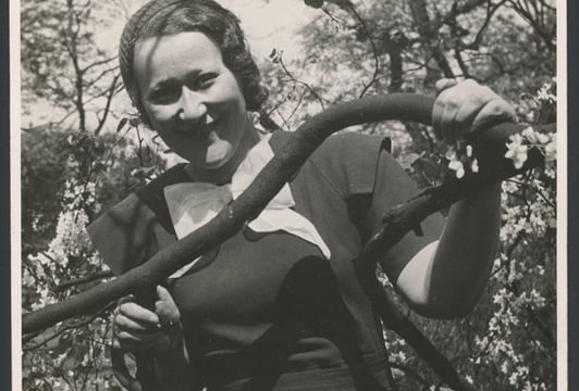 Helena Syrkus, lata 30. XX w., fotografia, zbiory Muzeum Sztuki w Łodzi