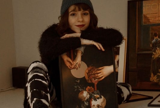 Fragmenty czucia - wernisaż poetyckich kolaży autorstwa Małgorzaty Gawlik w Gnieździe