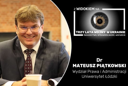 Z Widokiem na trzy lata wojny w Ukrainie: świadectwo, sprawiedliwość, wsparcie