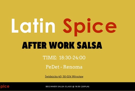 Potańcówka salsowa; After work Halloween salsa at Pedet