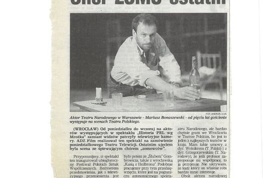 Z dużej sceny na duży ekran: Historia PRL według Mrożka