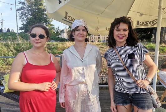 Zdjęcie organizatorki i koordynatorek (Od lewej: Juka, Kama, Dżoolka)