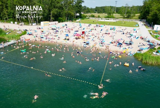 Kopalnia Wrocław – obiekt rekreacyjny z miejscami wyznaczonymi do kąpieli