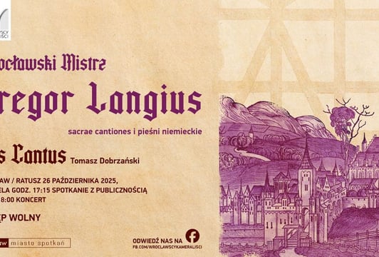 Wrocławski Mistrz Gregor Langius sacrae cantiones i pieśni niemieckie