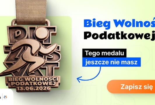 Grafika główna z Biegiem Wolności Podatkowej w wersji stacjonarnej