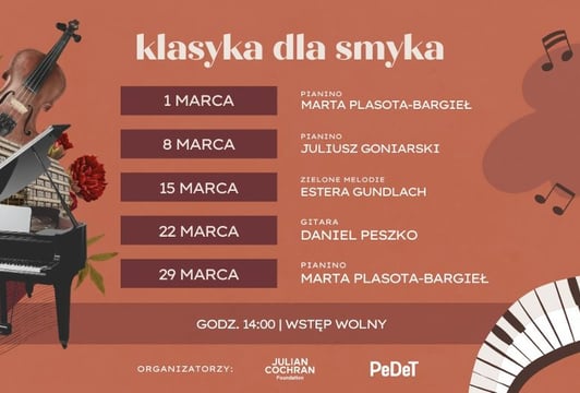 PeDeT klasycznie i Muzyczna Klasyka dla Smyka