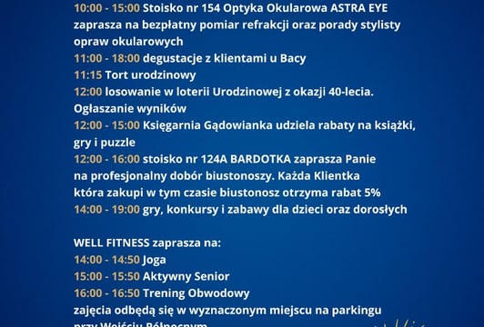 40-lecie Centrum Handlowego ASTRA