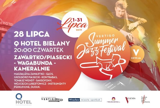 Q Hotel Bielany: koncert Zawartko/Piasecki - Wagabunda - kameralnie