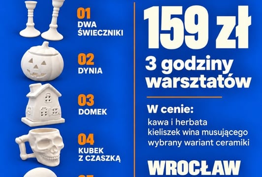 HALLOWEEN Warsztaty malowania ceramiki