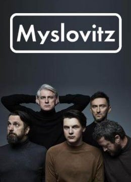 Plakat promujący koncert Myslovitz w Starym Klasztorze
