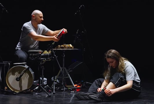 Wojtek Kurek & Olga Balińska performance / Extempore koncert