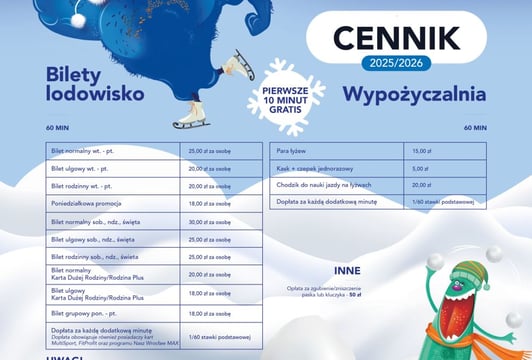 Lodowisko Tarczyński Arena 2025/2026