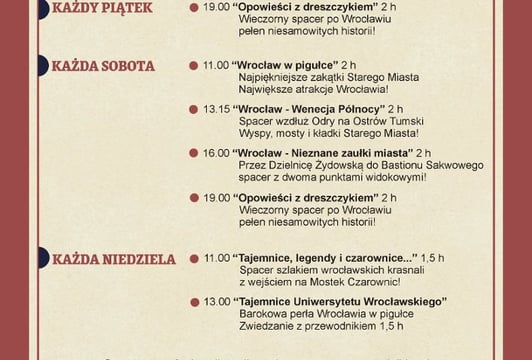 „Opowieści z dreszczykiem" – wieczorne zwiedzanie Wrocławia