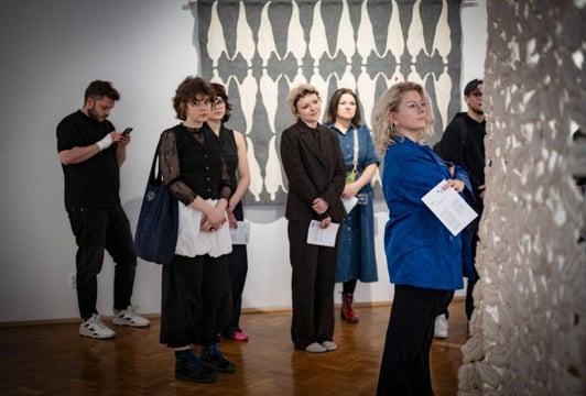 Fragment wystawy "Dom" Irminy Murawskiej