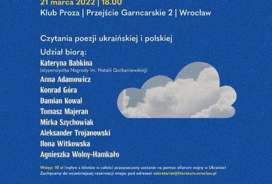 Solidarni z Ukrainą: Światowy Dzień Poezji