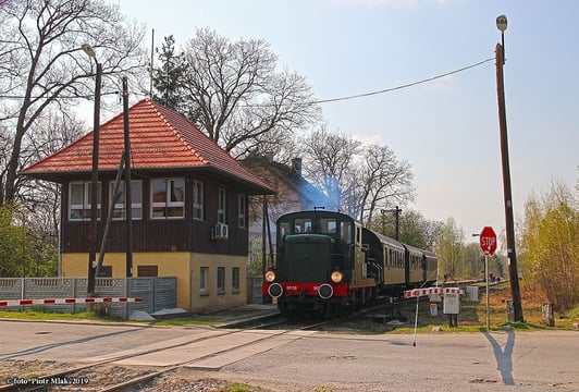 Nową linią w starym stylu - pociąg retro do Sobótki.