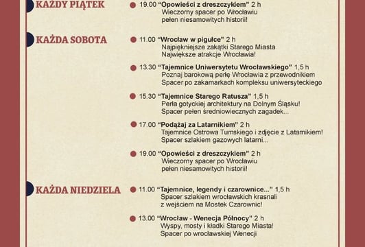 Wycieczki po Wrocławiu na weekend 2026