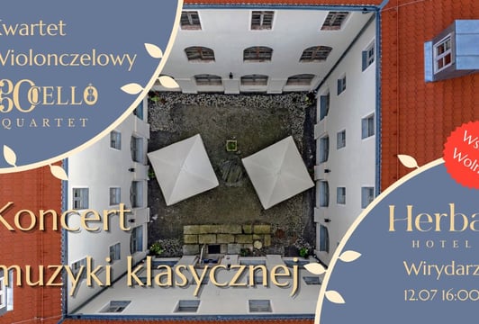 Koncert Wirydarzowy w Hotelu Herbal - Kwartet wiolonczelowy boCello