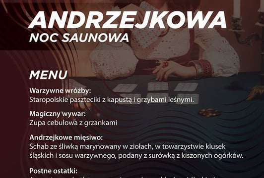 Andrzejkowa noc saunowa