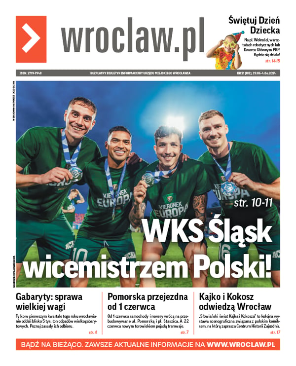 Zdjecie okładki biuletynu - WKS Śląsk wicemistrzem Polski